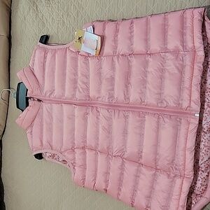 Zeroxposur Quilted Puffer Vest S Medium NWT color is "Blush"